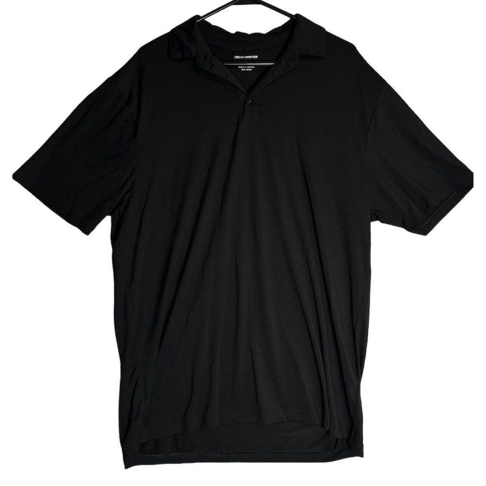 Urban Frontier Men's Black Short Sleeve Polo Shirt Size‎ XL
